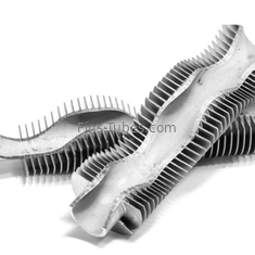 DELLOK Tubes à nageoires intégrées en acier au carbone pour refroidisseurs de machines