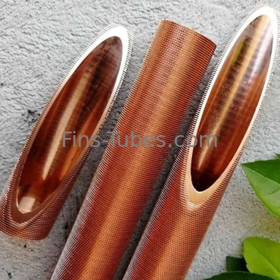 acheter DELLOK Tubes de cuivre, bobine d'évaporateur à aileron en aluminium refroidi à l'air ou tube à aileron bas en alliage de cuivre extrudé online manufacture