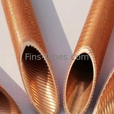 acheter DELLOK Tube en cuivre à rainures intérieures à nageoires basses pour échangeur de chaleur et refroidisseur d'air online manufacture