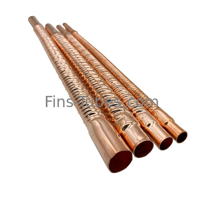 acheter DELLOK Pipe en acier ondulé de grand diamètre échangeur de chaleur de cuivre pipe ondulée tordue Cupro nickel ondulée chaleur online manufacture