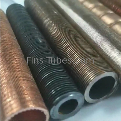 acheter Coil d'évaporateur d'aluminium refroidi à l'air extrudé en cuivre tube à nageoires basses à rainures intérieures pour échangeur de chaleur online manufacture