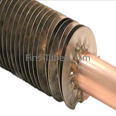 acheter DELLOK pression tube à nageoires intégrées 200°C transfert de chaleur plain Grooved bord de nageoire soudé 1,65mm Paroi Thick 2,5-20mm nageoire online manufacture