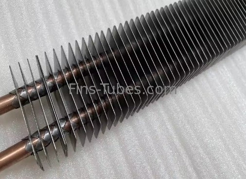 acheter Tubes en aluminium à nageoires basses avec transfert de chaleur amélioré, revêtement anodisé à nageoires lisses online manufacture