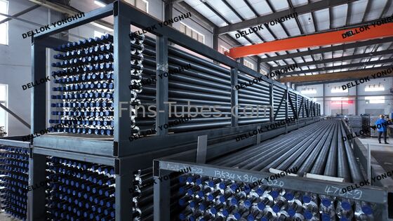 acheter DELLOK YONGHUI feuille de tube d'échangeur de chaleur avec échangeur de chaleur tube à nageoires de 16 ou 24 nageoires adapté aux systèmes de refroidissement industriels fabrication en ligne