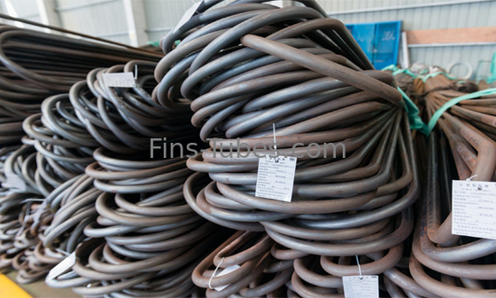 qualité  DELLOK Spiral Evaporator Carbon Steel SA210 U Bend Tube Exhaust Pipe usine