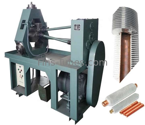 DELLOK Machine à tubes à nageoires extrudées pour échangeurs de chaleur et refroidisseurs utilisant un tube à nageoires hautes bimetallique