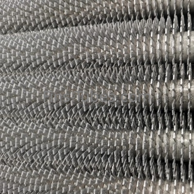 DELLOK tube hélicoïdal soudé HFW spirale hélicoïdale dentelée pour échangeur de chaleur