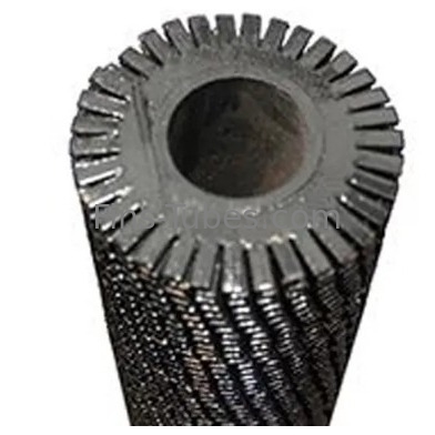 DELLOK ASTM A106 en acier au carbone en acier inoxydable échangeur de chaleur en spirale en tubes à nageoires serrées