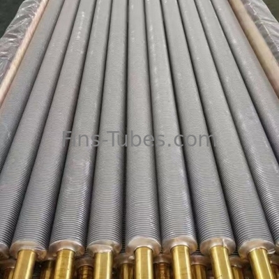 DELLOK Tubes en acier inoxydable L à aileron pour climatiseur / échangeur de chaleur