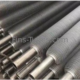 Équipement industriel tuyau de dissipation de chaleur en spirale composite métallique à haute fréquence soudé tuyau à nageoires en serre