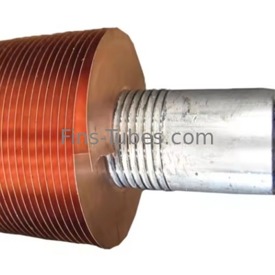 DELLOK Tubes en acier inoxydable de cuivre avec nageoires spirales en aluminium SS L/LL/KL ou nageoires extrudées