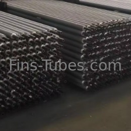 Tubes à aileron en acier au carbone L avec aileron à 10 ailerons par pouce / tension personnalisée