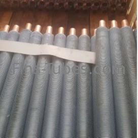 Tubes à nageoires extrudées avec tube en cuivre / accessoires de boîtes de support de tubes