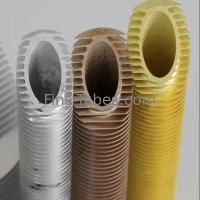 DELLOK OD63.5mm Tubes de nageoires en aluminium avec une durabilité / refroidissement durable jusqu'à 300 ° F