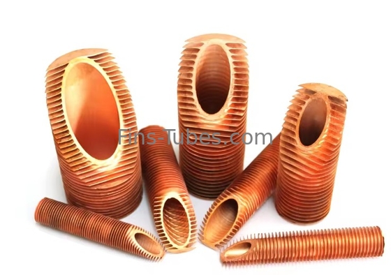 DELLOK Résistance à la corrosion Tubes en aluminium à nageoires Longueur personnalisable Paroi du tube Pas de limite