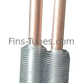 DELLOK Température Tubes à aileron en acier au carbone Tubes à aileron encastrés 0.3-1.2 mm Pression 1.0MPa - 4.0MPa