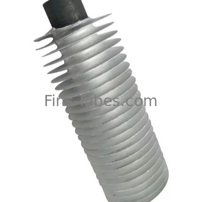 Tuyaux à nageoires en acier au carbone et en cuivre de 0,3-1,2 mm Tuyaux à nageoires de 2,5-20 mm espacement entre nageoires de 16-63 mm
