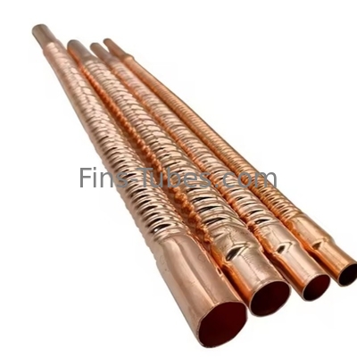 DELLOKTempérature Tubes à nageoires intégrés d'acier au carbone d'acier inoxydable de cuivre d'aluminium de titane 200°C