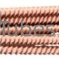 DELLOK 0,5 mm épaisseur de paroi de tube tube à nageoires extrudées pour revêtement en poudre/ galvanisation