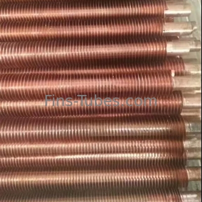 DELLOK Efficacité du tube à basse nageoire extrudé recouvert de technologie d'anodisation