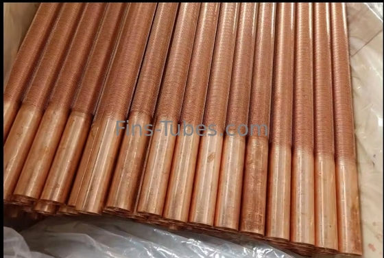 Tuyaux de nageoires en aluminium à roulement extrudés avec bord lisse