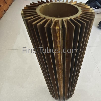 DELLOK Tubes à aileron brun en acier au carbone à haute température