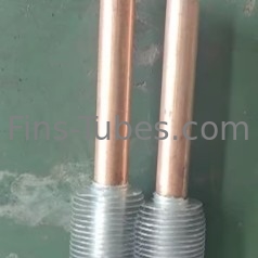 DELLOK X46cr13/4Cr13 acier au carbone L tubes à nageoires 10 nageoires par pouce échangeurs de chaleur à nageoires de précision