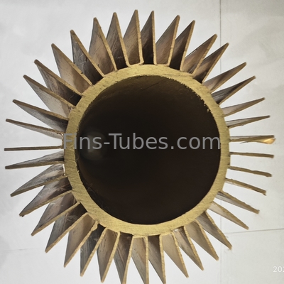 DELLOK Tubes de transfert de chaleur à nageoires longitudinales à nageoires carrées de type 0,5 pouce Tubes d'échange de chaleur certifiées ASTM