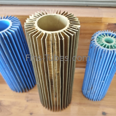 DELLOK Tubes longitudinales à aileron avec connexion filetée à 19 mm OD 400 °C pour la racine