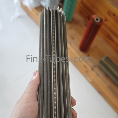 DELLOK Tubes longitudinales à aileron avec connexion filetée à 19 mm OD 400 °C pour la racine