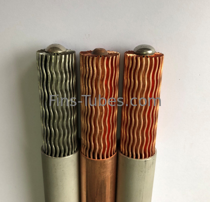 Tuyauterie de cuivre flexible de la vague S30408 2205 intérieurs de bout droit de la CE EN10204 de DELLOK