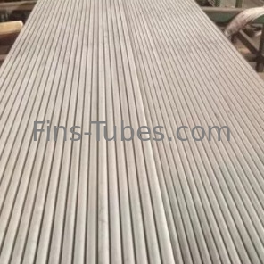 Le tube d'aileron en aluminium de DELLOK 1100 a moleté l'épaisseur 0.45mm sertis par replis