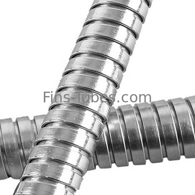 L'acier inoxydable OD15.88mm de DELLOK TP304 SMLS a serti par replis le tube d'aileron