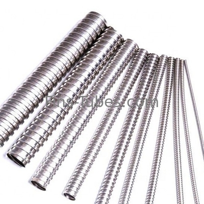 L'acier inoxydable OD15.88mm de DELLOK TP304 SMLS a serti par replis le tube d'aileron