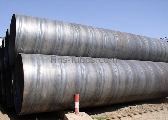 Tubes soudés en spirale du grand diamètre SSAW de noir de tuyau d'acier au carbone de DELLOK Q235B